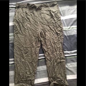 Olive green pants